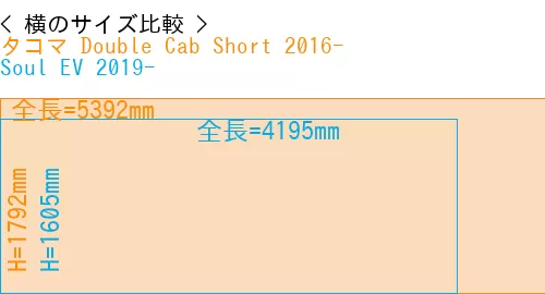 #タコマ Double Cab Short 2016- + Soul EV 2019-